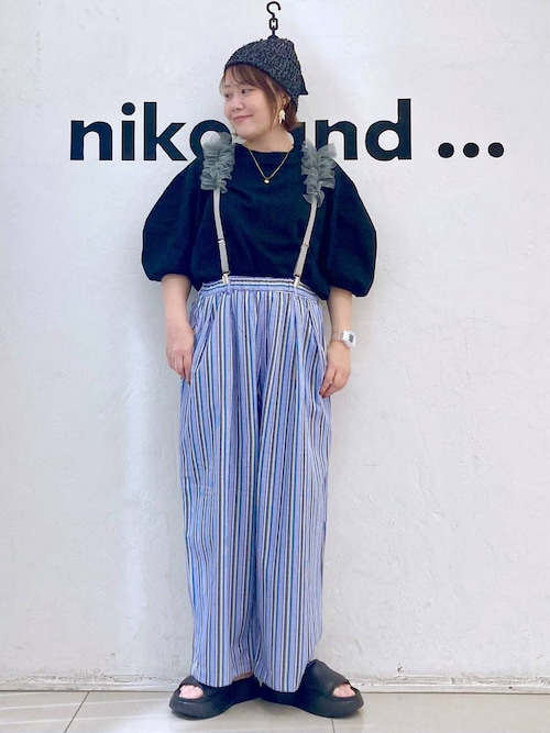niko and…[MODE NORM CORE] マルチストライプワークパンツ niko and… パンツ 「MODE NORM CORE」マルチストライプワーク