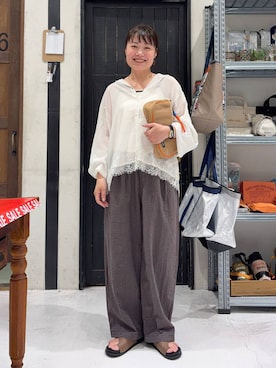 カワモトさん（レディース・162cm）の夏コーディネート