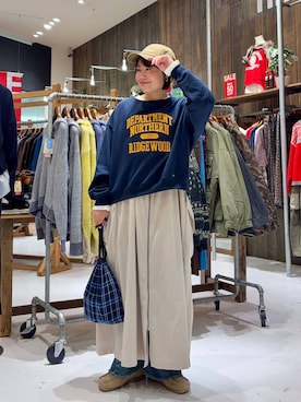 カワモトさん（レディース・162cm）の冬コーディネート