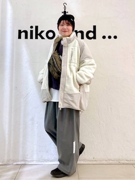 「アイテム（ボディバッグ/ウエストポーチ）」を使った、カワモトさん（レディース・162cm）の秋コーディネート