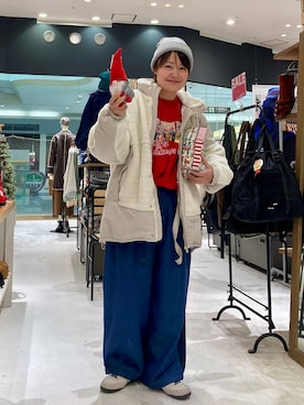 「アイテム（インテリア雑貨）」を使った、カワモトさん（レディース・162cm）の冬コーディネート