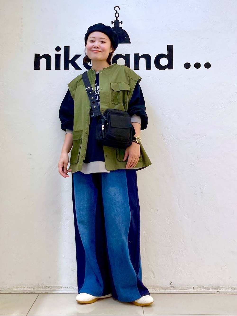 MODE NORM CORE モードノーム デニムパッチワークパンツＬニコアンド MODE NORM CORE] デニムパッチワークパンツ | [公式]ニコアンド（niko