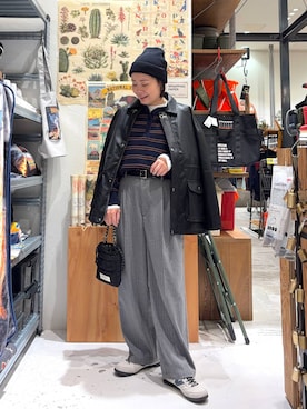 カワモトさん（レディース・162cm）の冬コーディネート