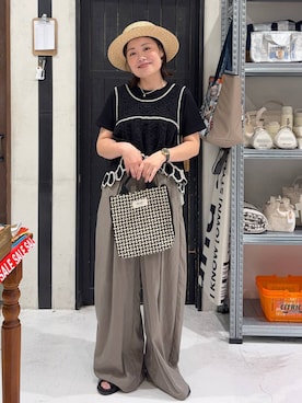 カワモトさん(レディース・162cm)の夏コーディネート
