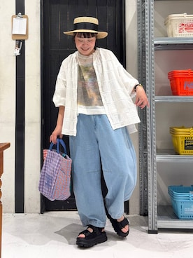 カワモトさん（レディース・162cm）の春コーディネート