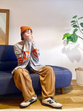 「アイテム（キャミソール）」を使った、カワモトさん（レディース・162cm・30代）の夏コーディネート