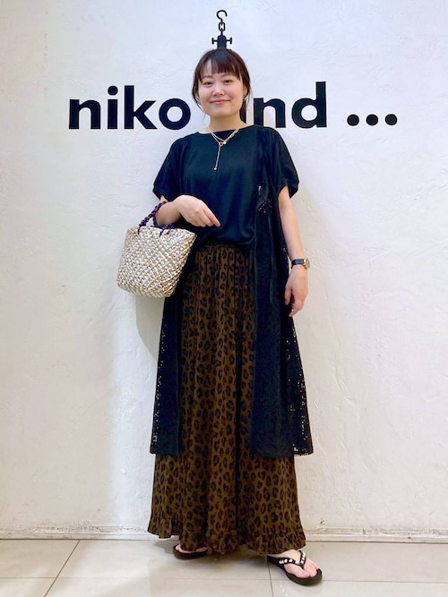 niko and ｜アニマルプリントスカート | Rakuten Fashion