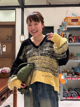 「niko and...（ニコアンド）のアイテム（ハンドバッグ）」を使った、カワモトさん（レディース・162cm）の秋コーディネート