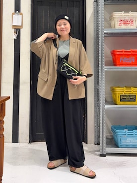 カワモトさん（レディース・162cm）の春コーディネート