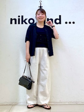 「アイテム（キャミソール）」を使った、カワモトさん（レディース・162cm・30代）の夏コーディネート