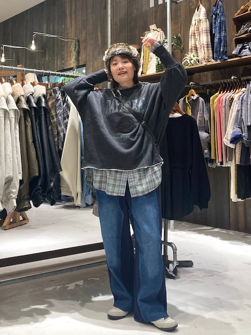 MODE NORM CORE 2025⭐︎デニムはパッチワークパンツMサイズ niko and ｜[MODE NORM CORE] デニムパッチワークパンツ