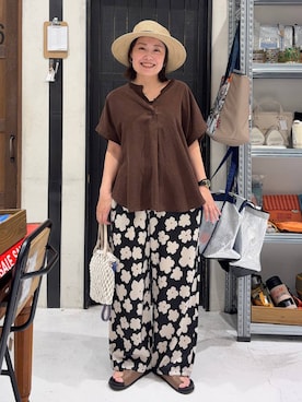 カワモトさん（レディース・162cm）の夏コーディネート