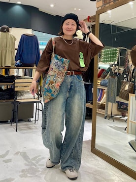 「アイテム（ニットキャップ/ビーニー）」を使った、カワモトさん（レディース・162cm・30代）の秋コーディネート