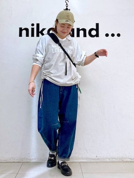 「アイテム（帽子）」を使った、カワモトさん（レディース・162cm・30代）の秋コーディネート