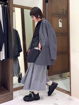 カワモトさん（レディース・162cm）の冬コーディネート