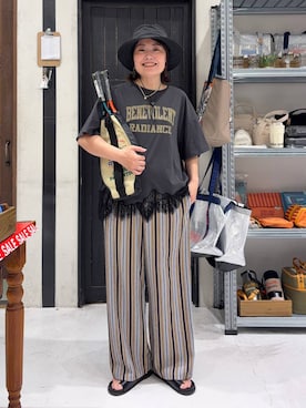 カワモトさん（レディース・162cm）の夏コーディネート