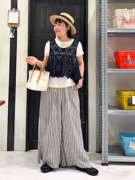 カワモトさん(レディース・162cm)の春コーディネート