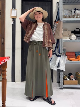 カワモトさん(レディース・162cm)の夏コーディネート