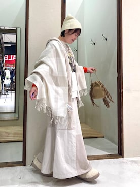 カワモトさん（レディース・162cm）の冬コーディネート