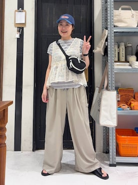 カワモトさん(レディース・162cm)の春コーディネート