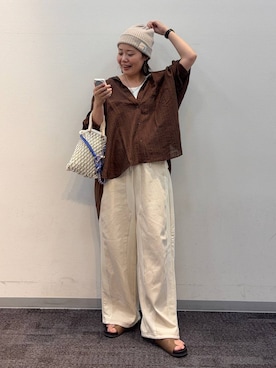 カワモトさん（レディース・162cm）の春コーディネート