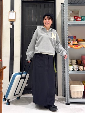 カワモトさん（レディース・162cm）の冬コーディネート