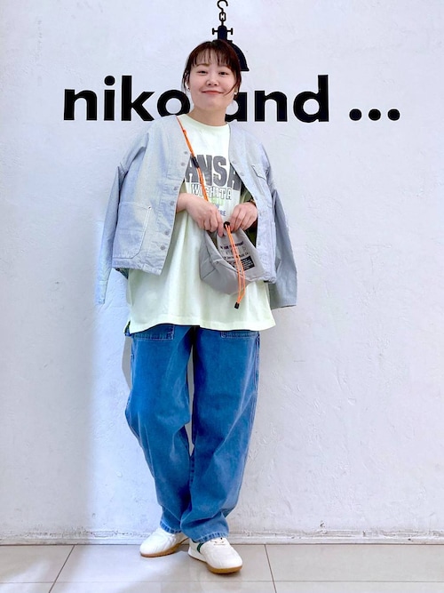 niko and… カバーオール オックスカバーオール レディース