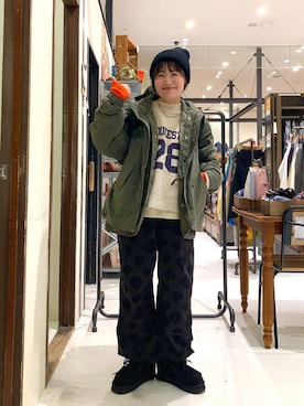 カワモトさん(レディース・162cm)の冬コーディネート