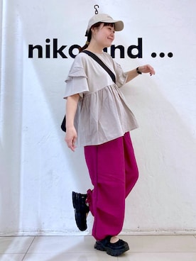 「アイテム（ピアス（両耳用））」を使った、カワモトさん（レディース・162cm・30代）の夏コーディネート