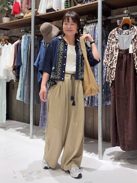 カワモトさん(レディース・162cm)の春コーディネート