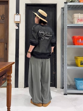 「niko and...（ニコアンド）のアイテム（アクセサリー）」を使った、カワモトさん（レディース・162cm）の春コーディネート