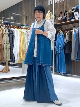 「アイテム（キャミソール）」を使った、カワモトさん（レディース・162cm・30代）の夏コーディネート