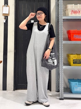 「niko and...（ニコアンド）のアイテム（アクセサリー）」を使った、カワモトさん（レディース・162cm）の春コーディネート