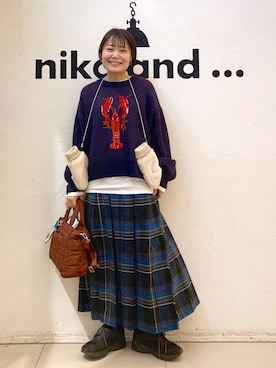 カワモトさん(レディース・162cm)の冬コーディネート