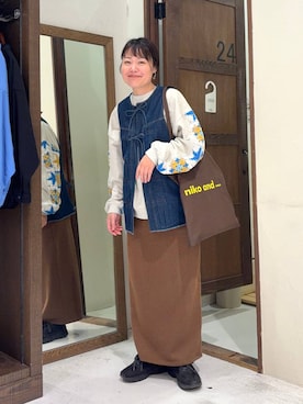 カワモトさん（レディース・162cm）の冬コーディネート