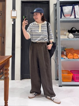 カワモトさん（レディース・162cm）の春コーディネート