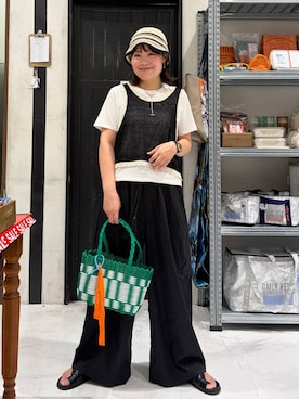カワモトさん(レディース・162cm)の夏コーディネート