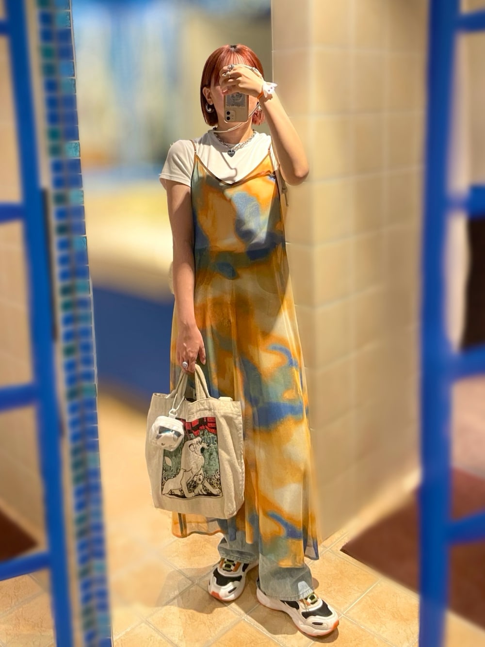 MAISON SPECIAL（メゾンスペシャル）の「バイカラーストレートデニム  