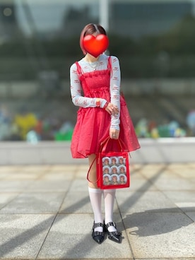 「Loueme（ルエム）のアイテム」を使った、麺さん（レディース・162cm）の春コーディネート