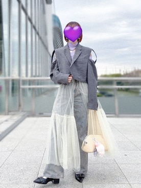 麺さん（レディース・162cm）の春コーディネート