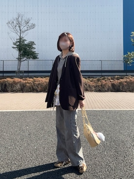 麺さん（レディース・162cm）の冬コーディネート