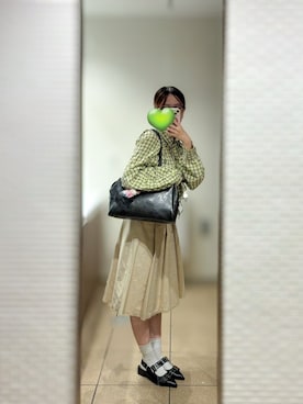 「Loueme（ルエム）のアイテム」を使った、麺さん（レディース・162cm）の春コーディネート