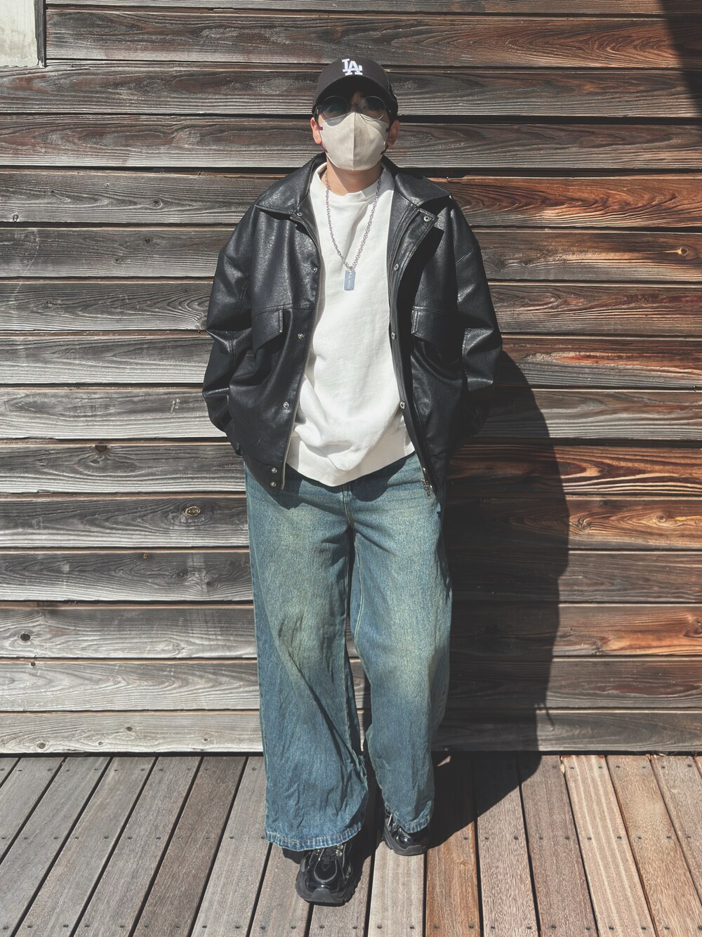 Vintage Design Blouson/ヴィンテージデザイン合皮ブルゾン CLEL（クレイル）の「【CLEL】Vintage Design Blouson