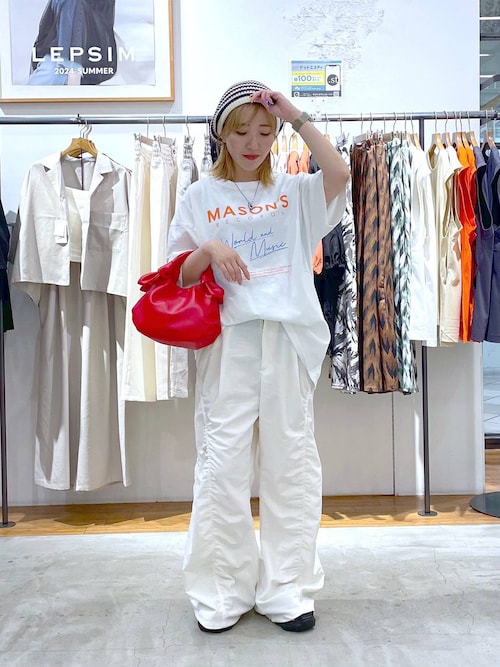 亜以ページです セール】フロントシャーリングパンツ 125829（その他パンツ