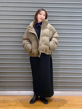 manaさん（レディース・153cm）の冬コーディネート