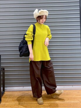 manaさん（レディース・153cm）の冬コーディネート