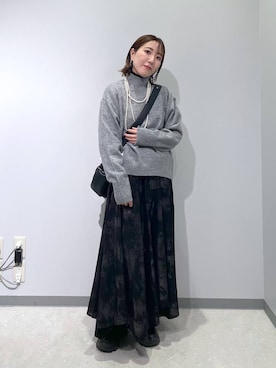 「GLOBAL WORK（グローバルワーク）のアイテム（トップス）」を使った、manaさん（レディース・153cm）の冬コーディネート