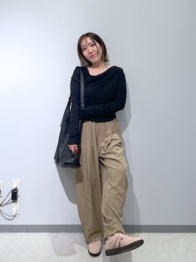 「A part by（アパートバイ）のアイテム」を使った、manaさん（レディース・153cm）の秋コーディネート