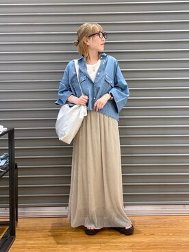 manaさん（レディース・153cm）の春コーディネート
