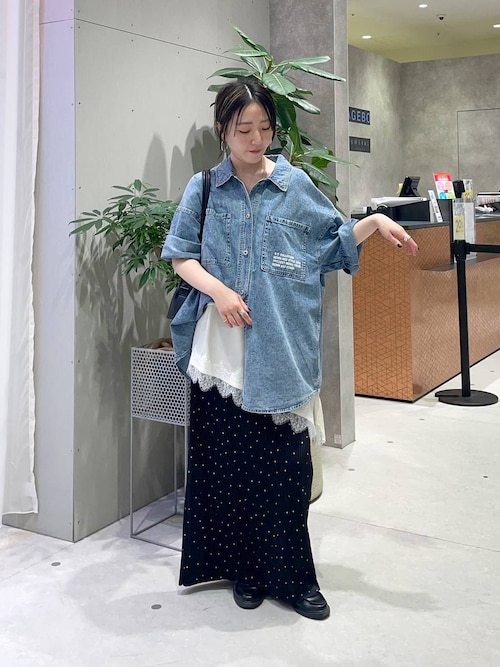 デニムBIGシャツ/SS 639528【KKfashion紹介アイテム】（シャツ